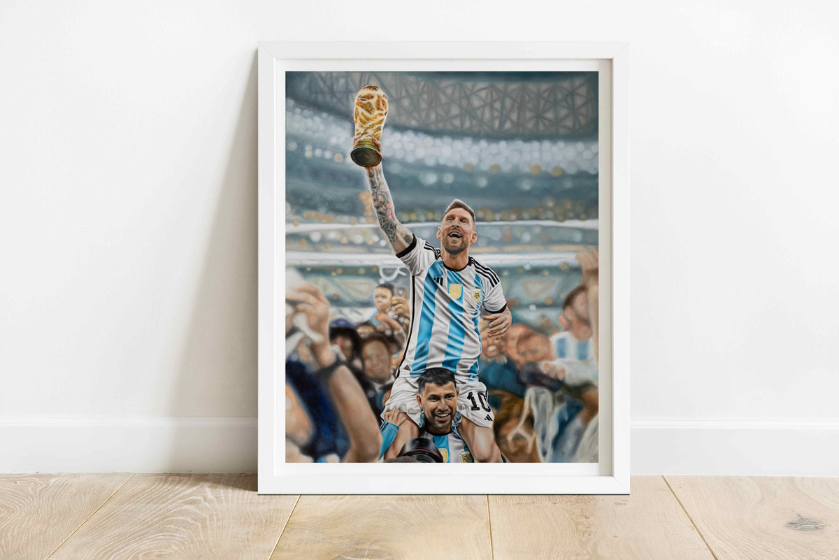 'Leo Messi' Fine Art Print – Emily Marrocco Art