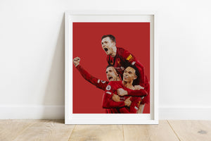 'Trent, Hendo & Robertson' (Red) - Fine Art Print
